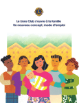 Lions Clubs International Le Lions Club s'ouvre &agrave; la famille Manuel utilisateur