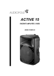 Audiopole ACTIVE 15 Manuel utilisateur