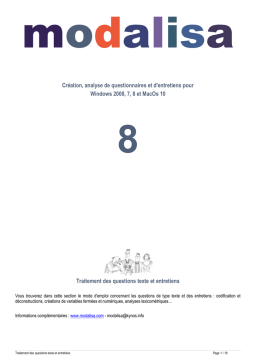 Modalisa : Manuel d'utilisation, AI Chat & PDF Access