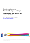 Candidature Assistant de Langue: Guide IA &amp; PDF