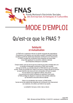 FNAS : Mode d'emploi + Chat IA & Téléchargement PDF