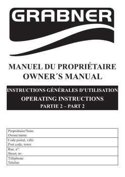 Manuel du propriétaire GRABNER | AI Chat & PDF
