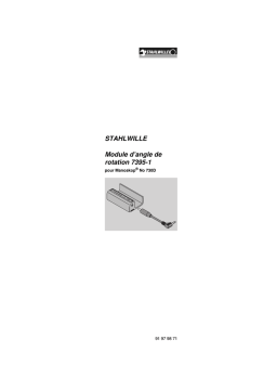 STAHLWILLE 7395-1 Module d'angle de rotation | IA Chat