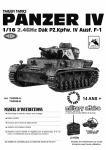 Taigen Tanks Pro Series Pz.Kpfw. IV Ausf. F-1 Manuel utilisateur