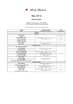 Catalogue Albin Michel Mai 2014 | AI Chat &amp; PDF