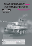 MRC RC1/16 GERMAN TIGER Manuel utilisateur