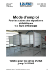 Manuel d'utilisation Laube Cadres d'exposition | IA Chat &amp; PDF