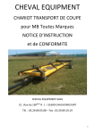 CHEVAL EQUIPMENT Chariot Porte-Coupe | AI Chat &amp; PDF