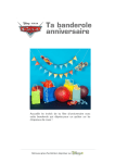 Cars Banderole d'anniversaire : Chat IA &amp; PDF