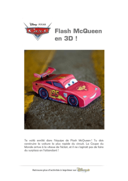 Flash McQueen: Instructions de construction 3D | AI Chat & PDF Download