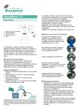 AquaNemix 2% Mode d'emploi | AI Chat & PDF Access