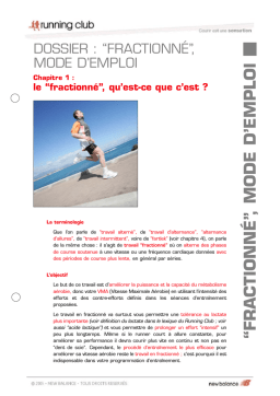 Entraînement Fractionné: Guide + Chat IA & PDF