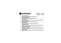 Gardena WLP 300 S Mode d'emploi