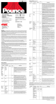 FMC POUNCE 384 EC Manuel utilisateur