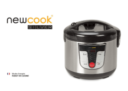 Newcook Silver Robot de Cuisine: Manuel IA et PDF