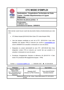 CTC Mode d'emploi: Chat IA et Téléchargement PDF