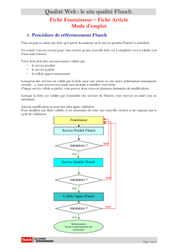 Mode d'emploi des Fiches Flunch | AI Chat & PDF Download