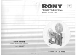 RONY 1000IQ/SIG: Mode d'emploi + Chat IA & PDF