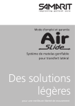 Samarit Airslide Manuel utilisateur