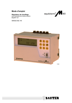 Sauter Equitherm M50 EQJW 131 : IA & PDF Inclus