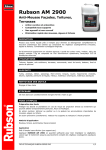 Rubson AM 2900 Anti-Mousse : Chat IA &amp; T&eacute;l&eacute;chargement PDF