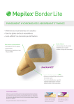 M&ouml;lnlycke Mepilex Border Lite Manuel utilisateur