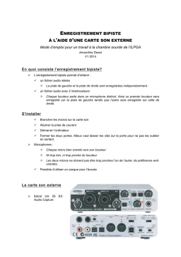 Edirol UA-25 EX Mode d'Emploi | AI Chat & PDF