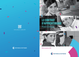 CCI Paris Ile-de-France contrat d'apprentissage Manuel utilisateur