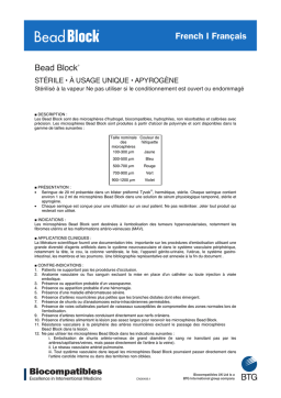 Bead Block Microsphères : Mode d'emploi + IA Chat