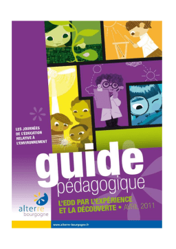 Guide pédagogique EDD Alterre Bourgogne | IA & PDF 