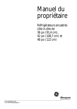 Manuel d'utilisation réfrigérateurs encastrés | AI Chat