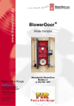 BlowerDoor Mod&egrave;le 4.1 DG-700/APT: Mode d'emploi + IA