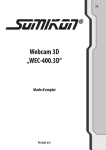 Sumikon WEC-400.3D Manuel utilisateur