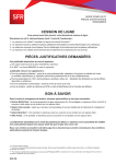 Cession de ligne SFR : Mode d'emploi | AI Chat &amp; PDF