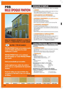 PRB Belle Époque Finition : Aide IA & PDF