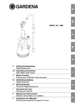 GARDENA 2000/1 Pompe à eau : IA Chat & PDF
