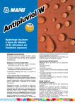 Mapei Antipluviol W Fiche Technique | Chat IA &amp; PDF