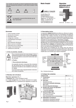 SINEAX SI 815-5 : Mode d'emploi + Chat IA et PDF