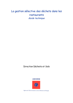 Gestion déchets restaurants : Guide technique | AI Chat & PDF Access