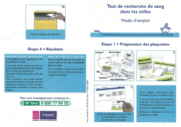 Test de sang fécal: Mode d'emploi + AI Chat & PDF