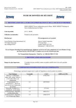 BODY SERIES Recharge Savon Antibactérien | AI Chat & PDF
