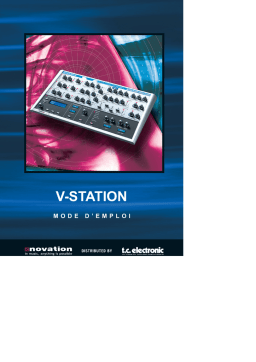 Novation V-Station Mode d'emploi | AI Chat & PDF Access