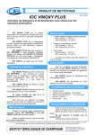 IOC VINOXY PLUS Manuel utilisateur