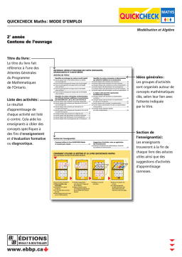 Quickcheck Maths Exercices Maths : Mode d'emploi | AI Chat & PDF Access