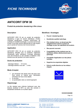 ANTICORIT DFW 30: Chat IA & Téléchargement PDF