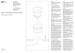 Erco &eacute;clairage d'orientation LED IP68 Guide d'installation