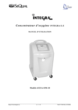 SeQual Integra 6323A-OM-10 Manuel utilisateur