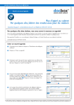 docbox Planification des rendez-vous: Assistance IA + PDF