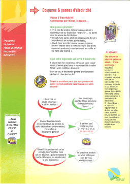 Coupure de courant : Guide IA & Téléchargement PDF
