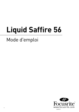 Focusrite Liquid Saffire 56 Mode d'emploi